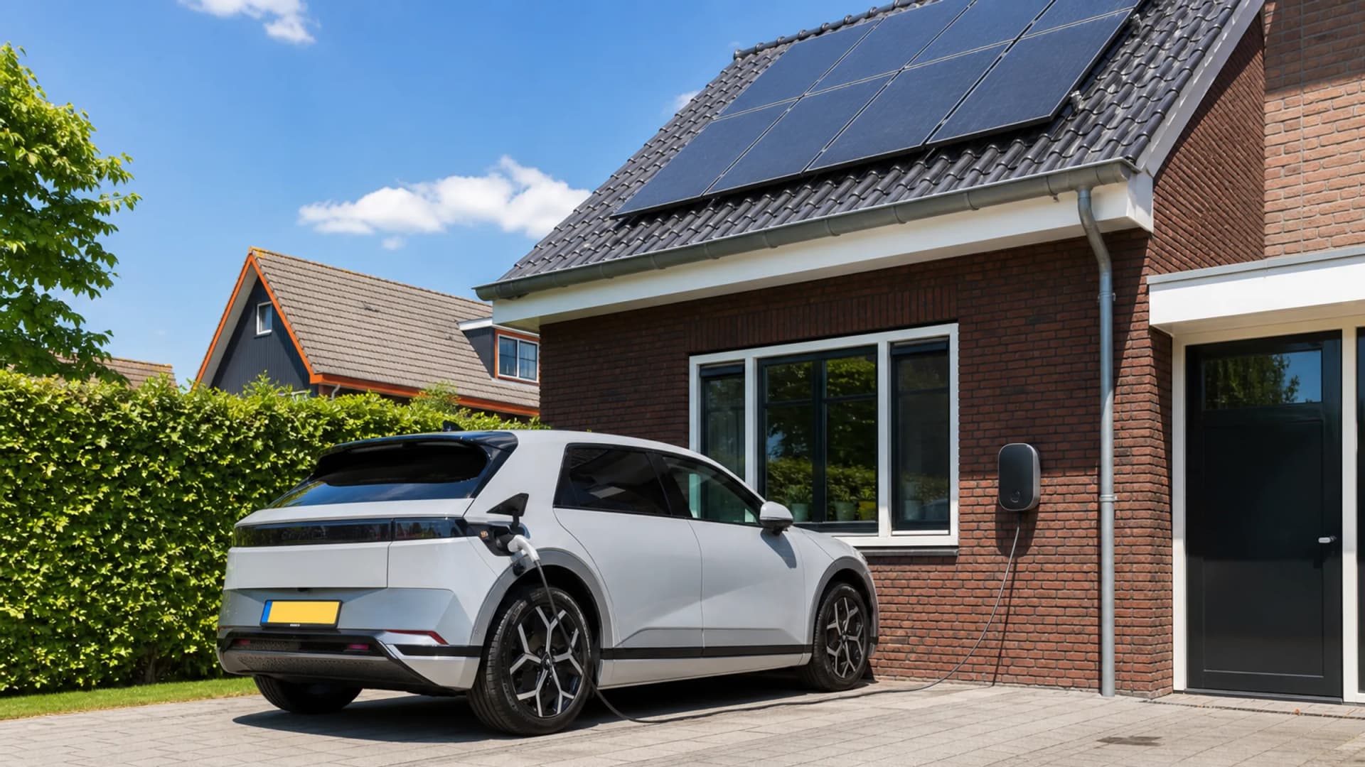 Auto laden op je eigen zonnestroom