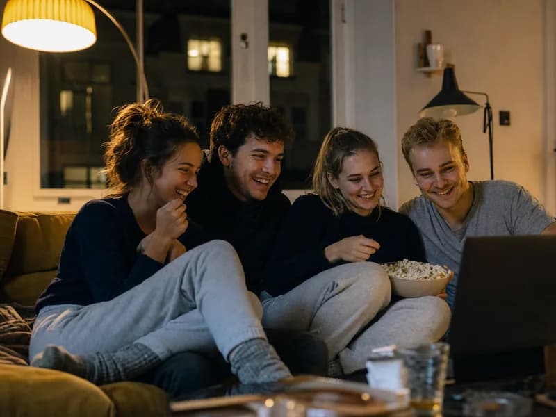 Gezellig thuis 's avonds op eigen stroom uit zonnepanelen en een thuisbatterij
