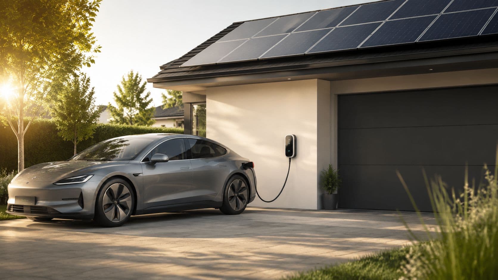Elektrische auto zonnepanelen