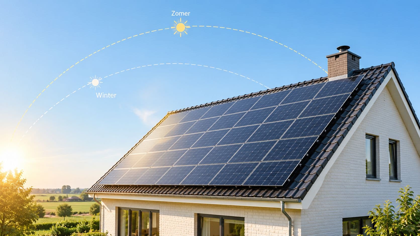 Ideale hoek zonnepaneel in Nederland: wat werkt echt