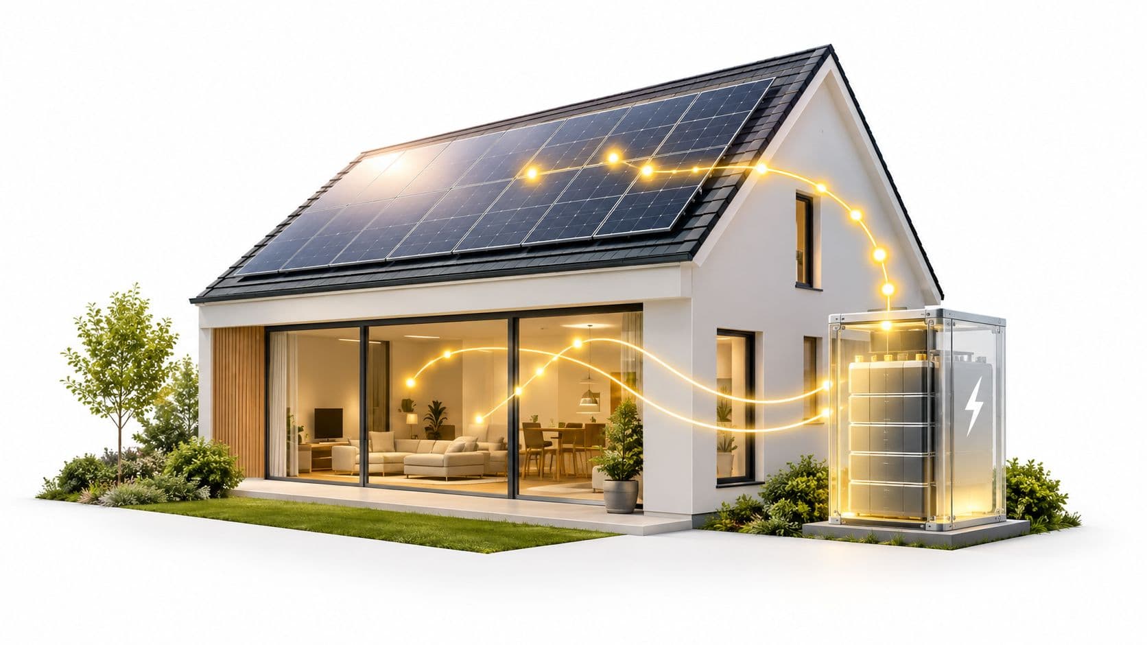 Opslag energie van zonnepanelen: wat levert het op?