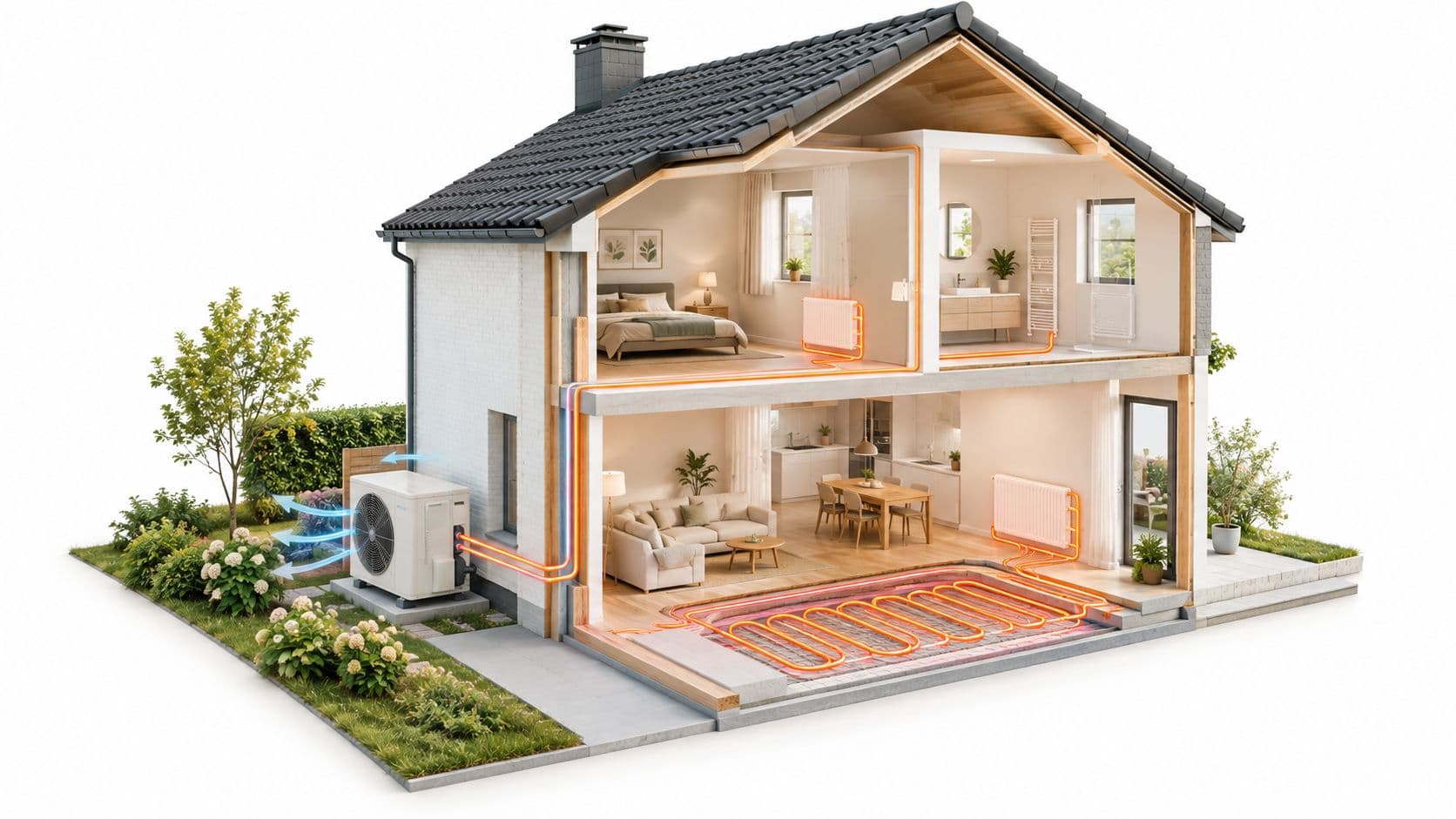 Warmtepomp lucht water: werking, kosten en besparing