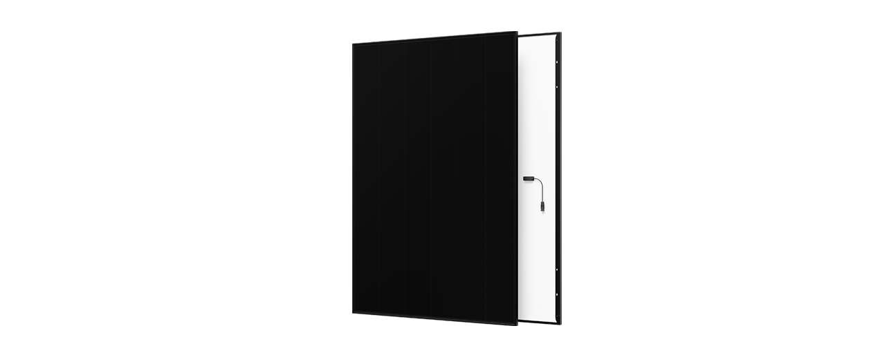 Officieel AIKO-productbeeld van de zwarte Neostar 3S54, met voor- en achterkant